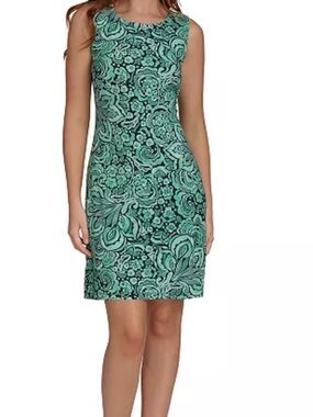 Tommy Hillfiger Sleeveless Printed Mini Shift Dress
(B4)